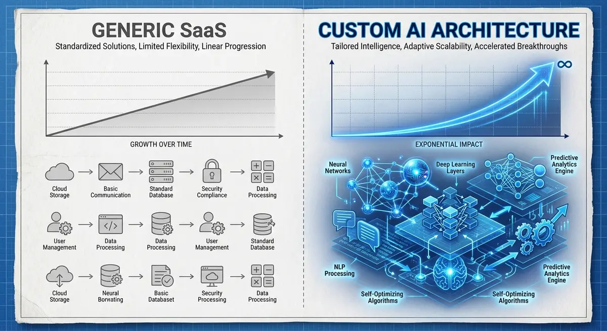 Comparison of generic SaaS tools versus custom ai churn prediction pricing models