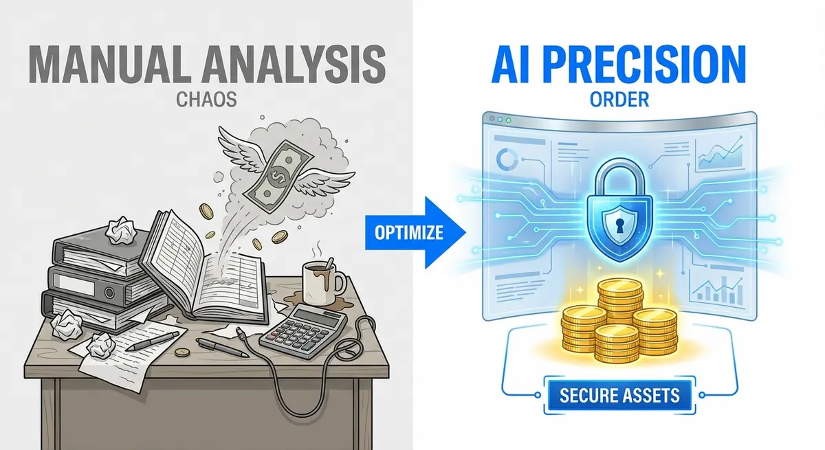 Comparison of manual analysis versus AI click tracking cost efficiency