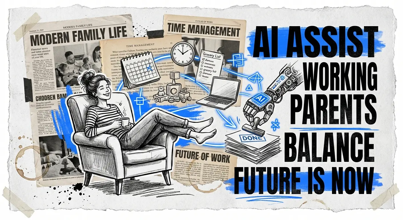 AI That Helps Working Parents with Time Management: Reclaiming Your Calendar illustration