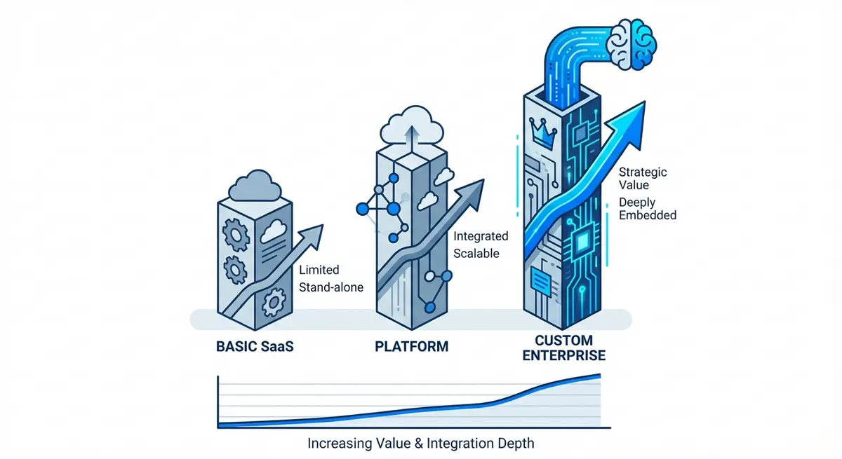 Comparison of AI motorcycle dealer agent cost tiers from SaaS to Custom Enterprise