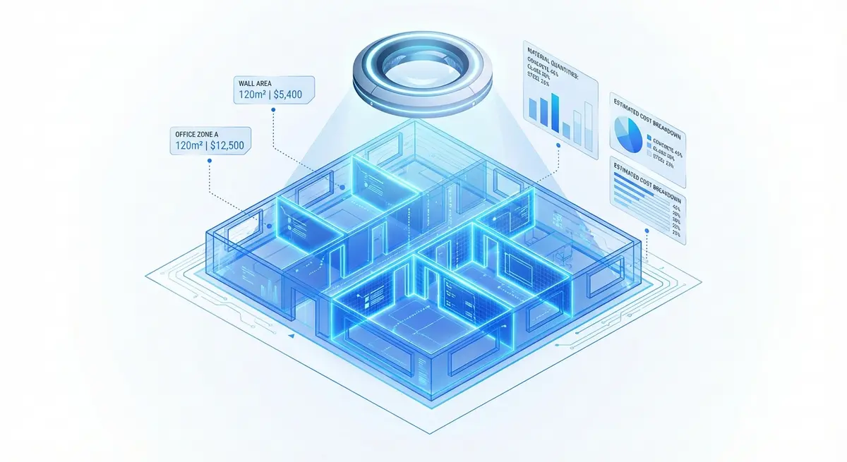 AI search optimization for contractors pricing utilizing digital takeoff software to extract accurate quantities from blueprints