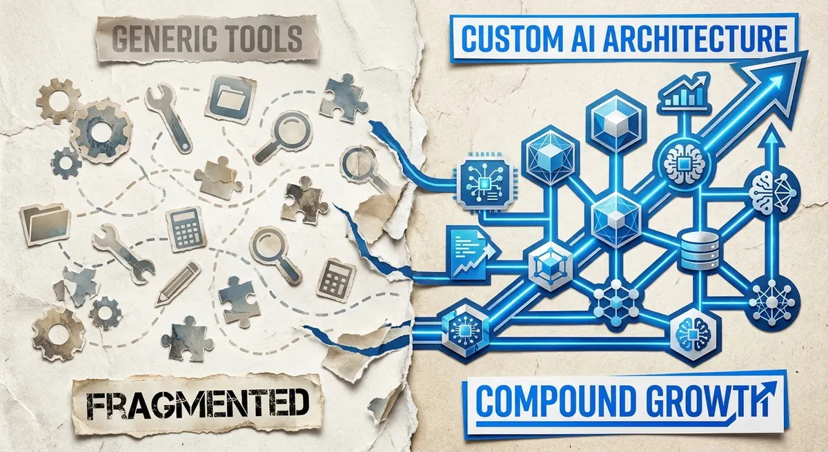 Comparison of generic tools versus custom AI SEO software for fertility clinics pricing structure