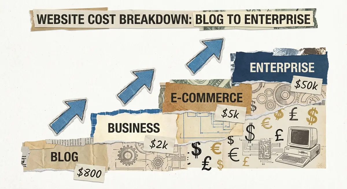 Cost to migrate WordPress to Next.js headless price breakdown chart