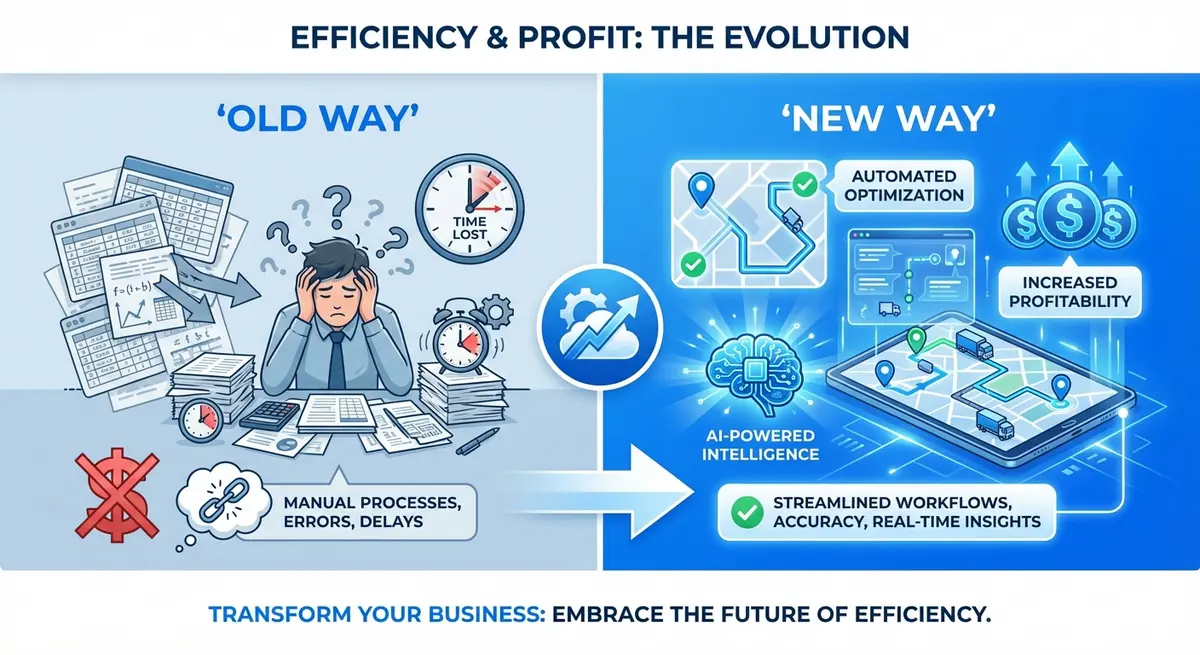 Comparison of manual versus AI powered notary service pricing calculator logic
