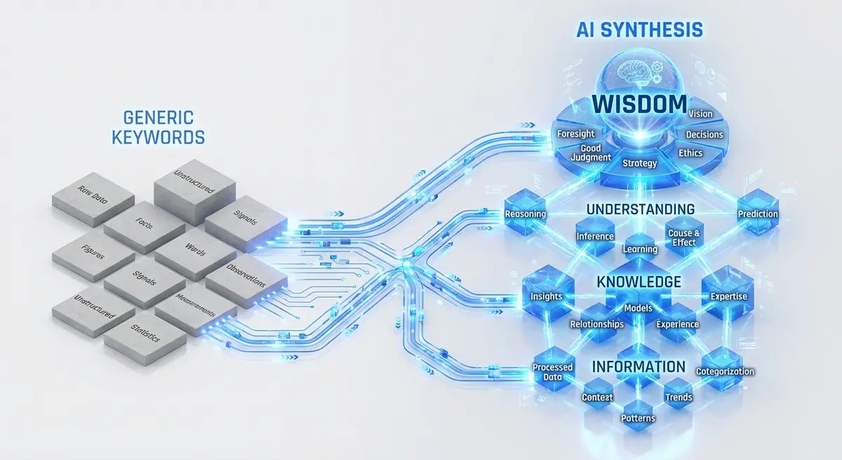 perplexity optimization for management consultants cost vs generic seo infographic