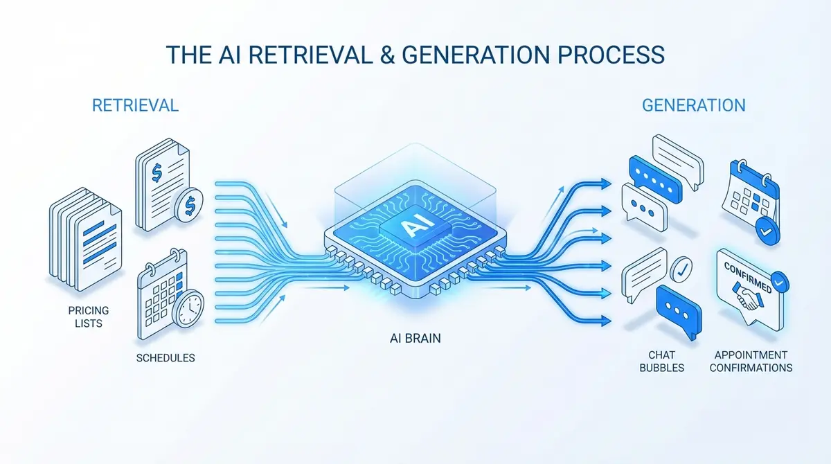 How a RAG knowledge base chatbot for plumbing business processes data