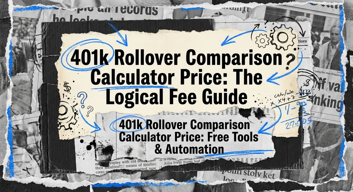 401k Rollover Comparison Calculator Price Free Tools & Automation collage art