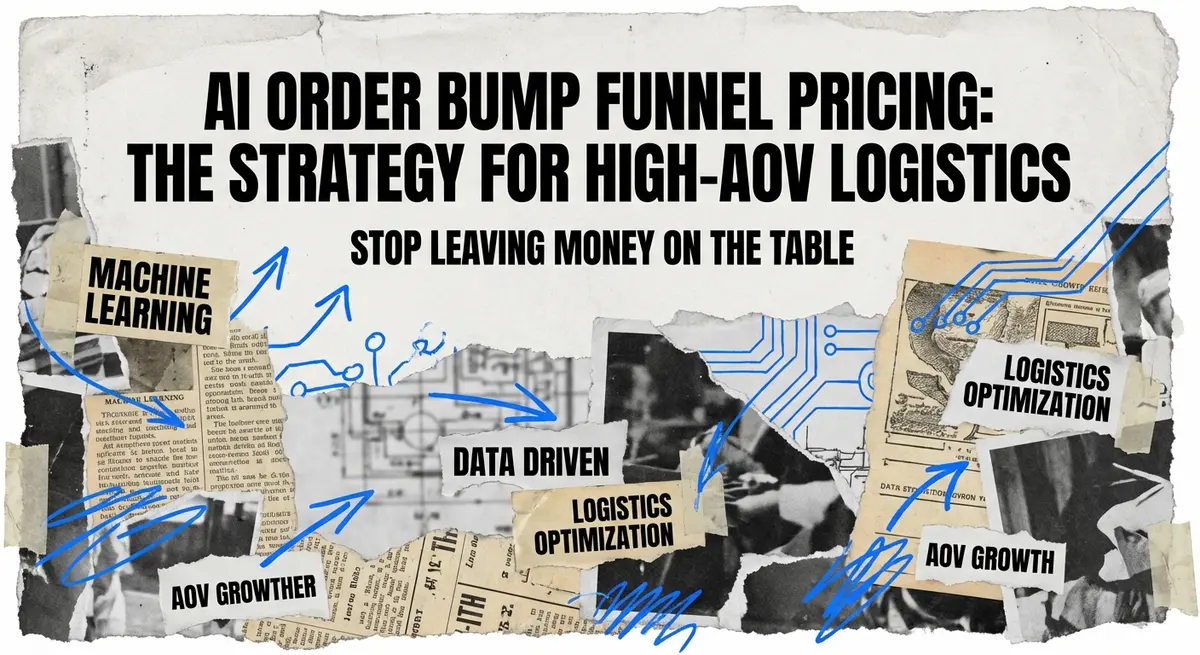 AI Order Bump Funnel Pricing Strategy Collage