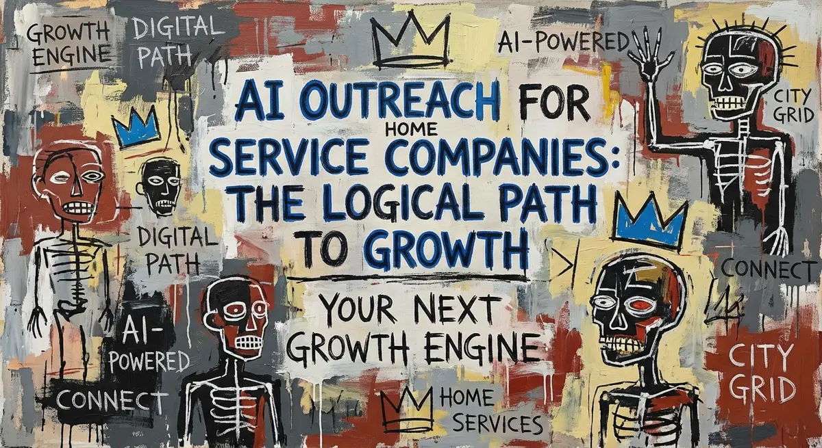AI Outreach for Home Service Companies: Your Next Growth Engine Basquiat style art