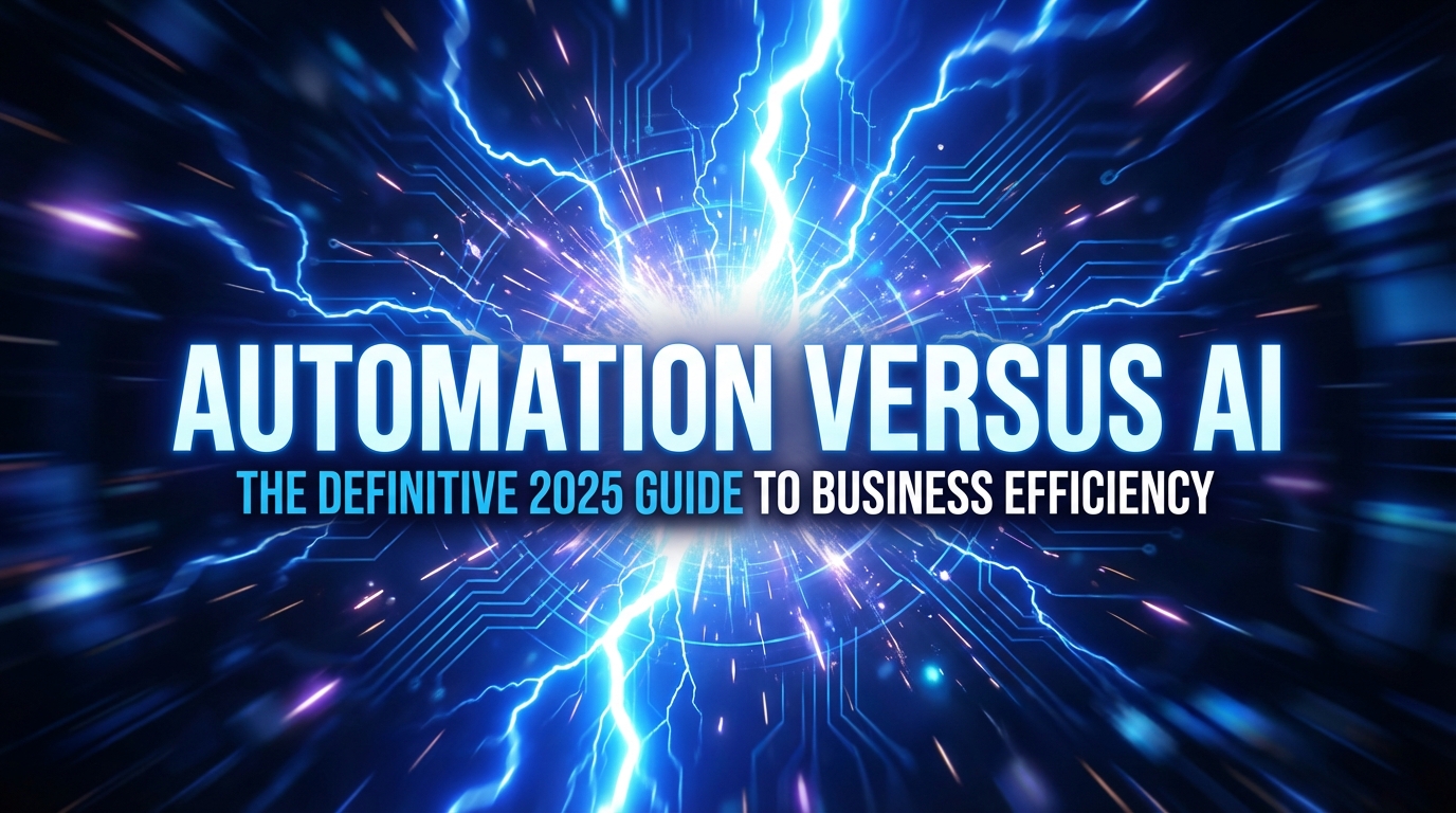 Automation Versus AI: The Definitive 2026 Guide to Business Efficiency
