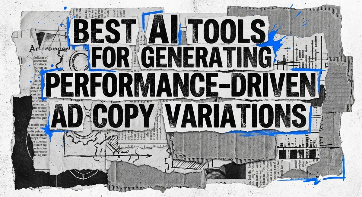 Best AI Tools for Generating Performance-Driven Ad Copy Variations collage style