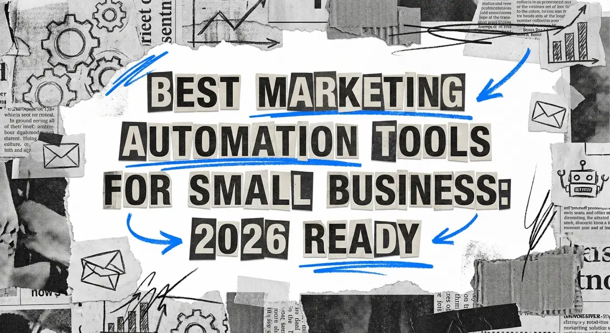 Best marketing automation tools for small business torn paper collage art