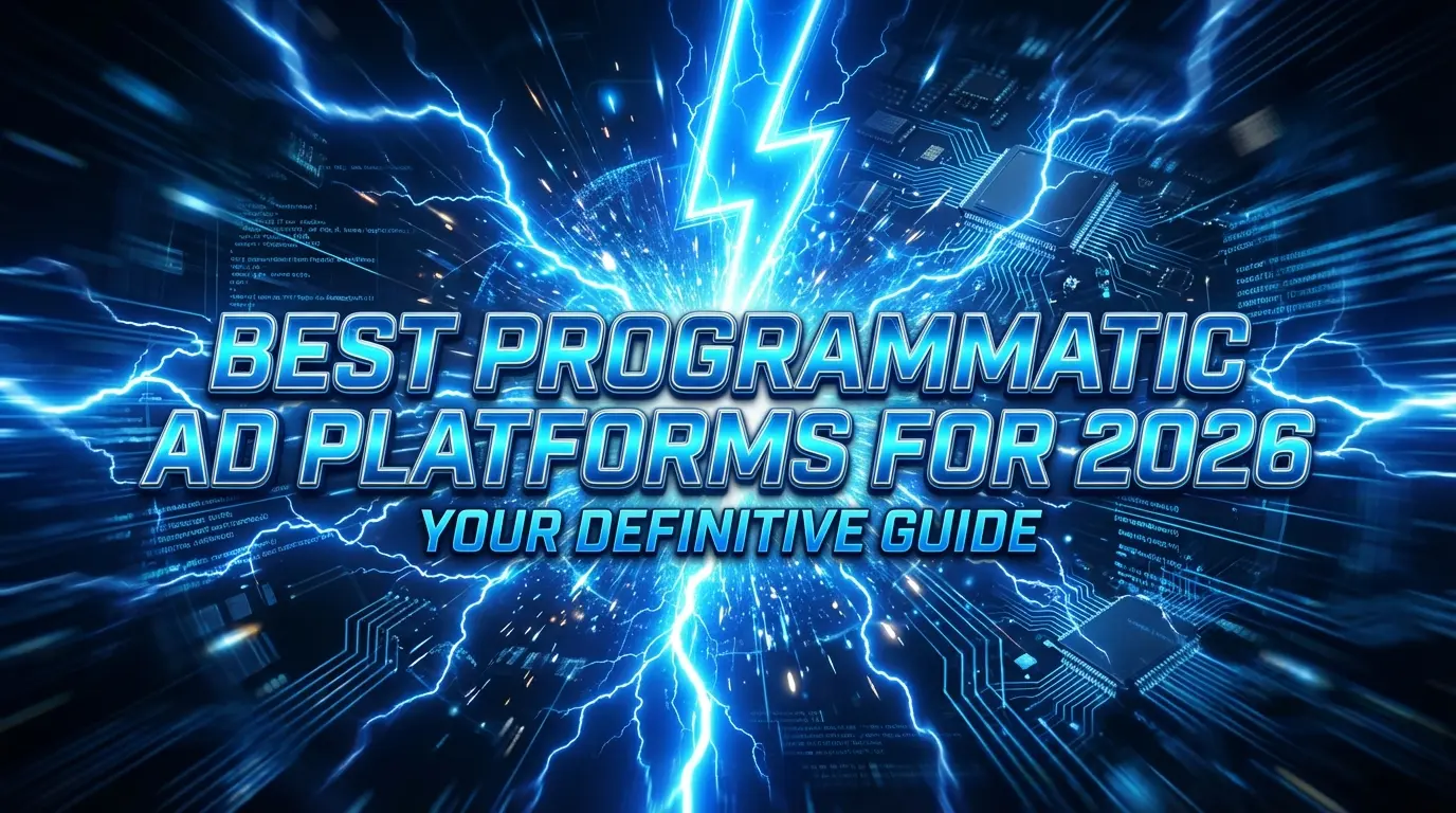 Best Programmatic Ad Platforms for 2026: Your Definitive Guide