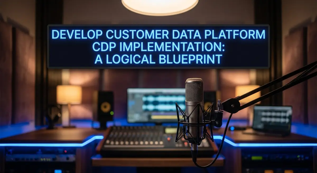 Develop Customer Data Platform CDP Implementation Blueprint Podcast Studio Setup