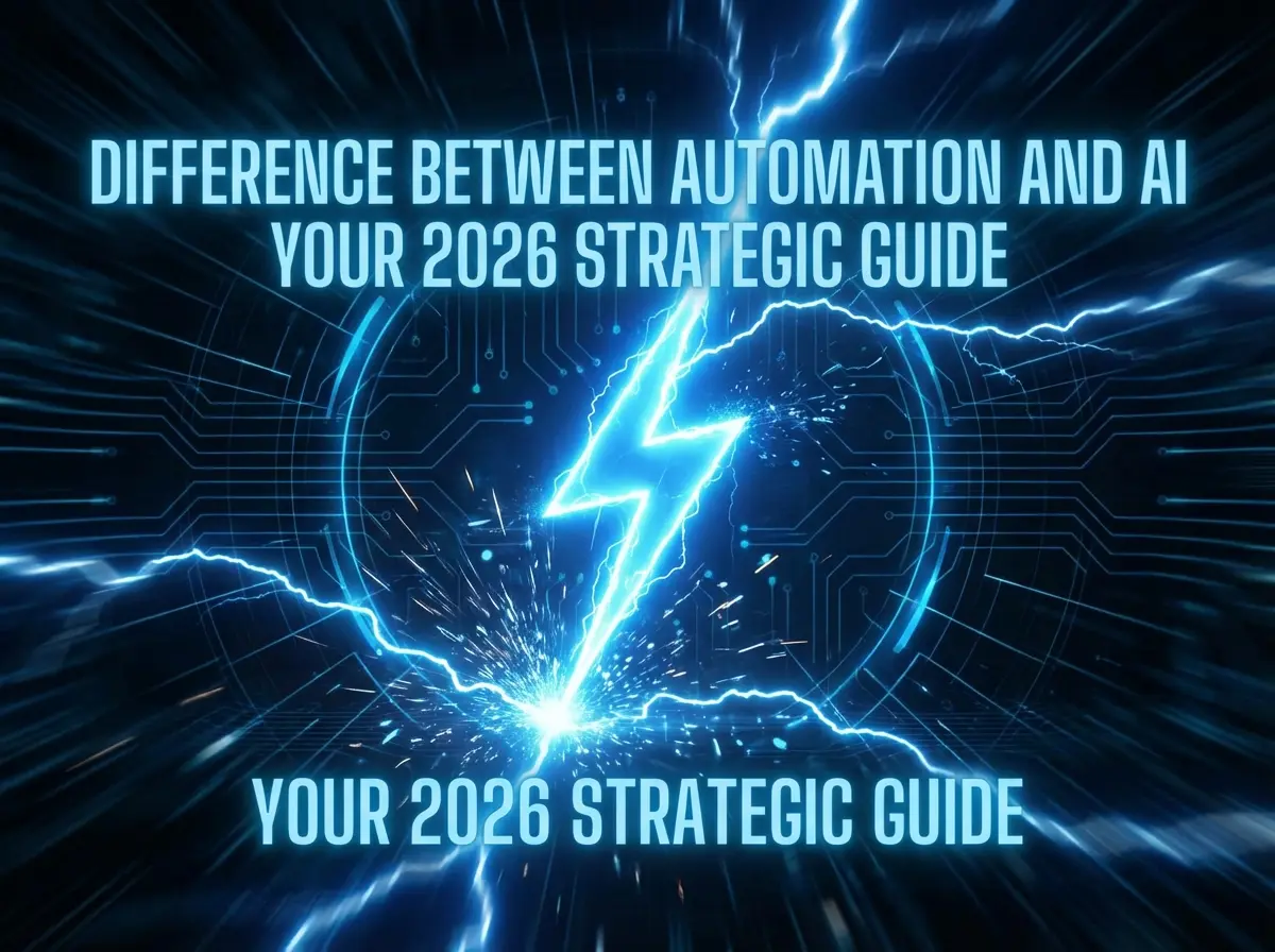 Difference Between Automation and AI: Your 2026 Strategic Guide