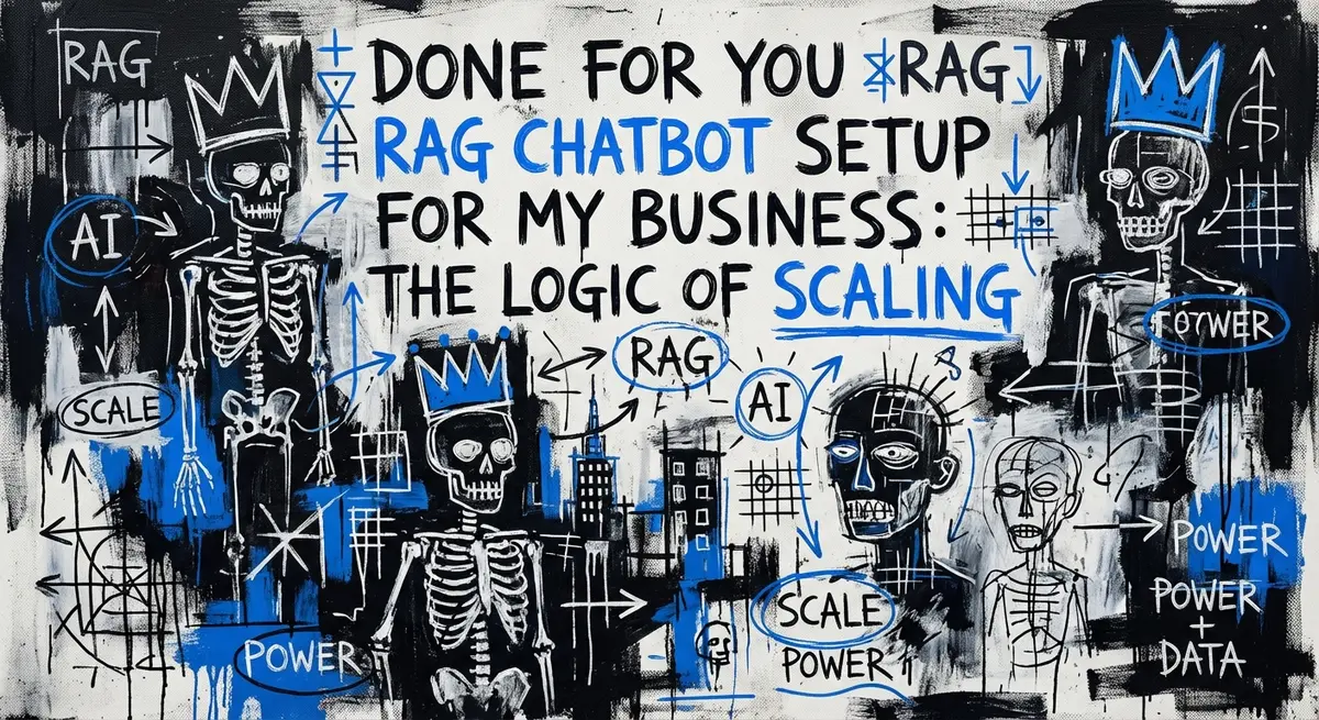 Done for you rag chatbot setup for my business Basquiat style art