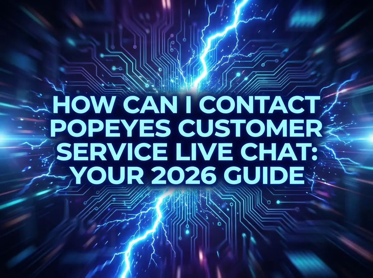 How Can I Contact Popeyes Customer Service Live Chat: Your 2026 Guide