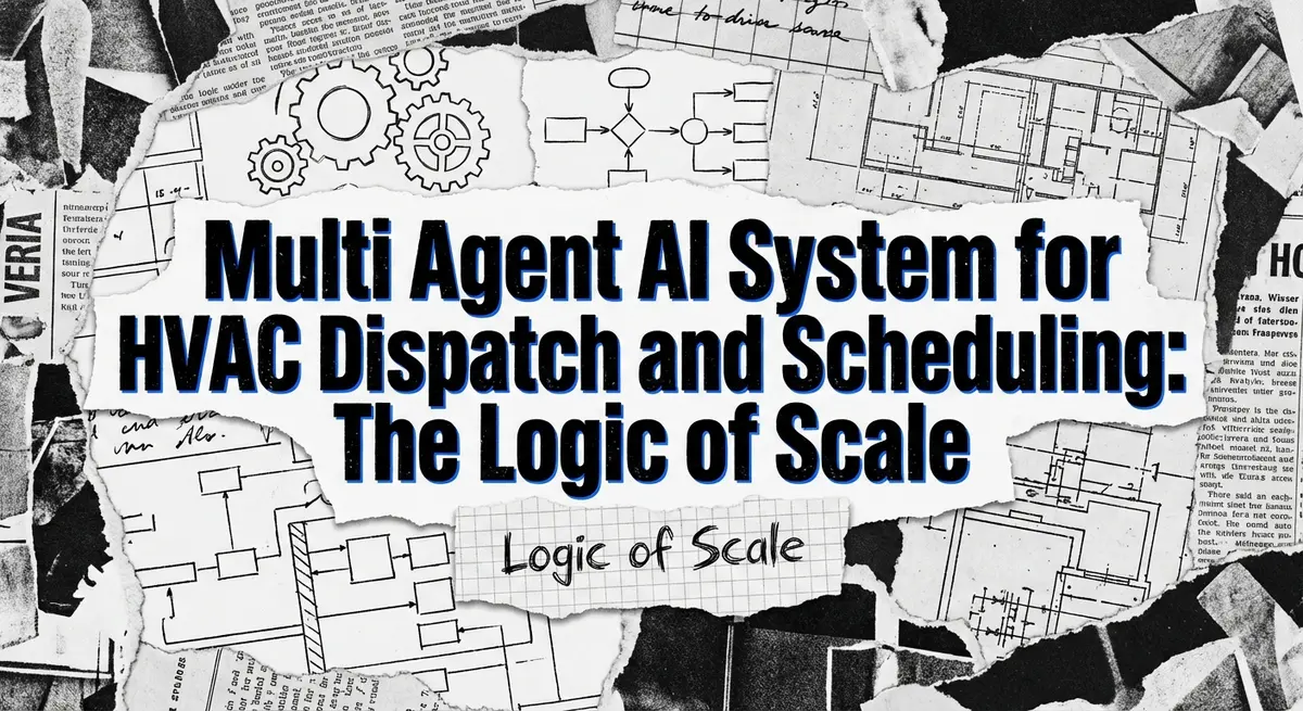 Multi Agent AI System for HVAC Dispatch and Scheduling featured image torn paper style