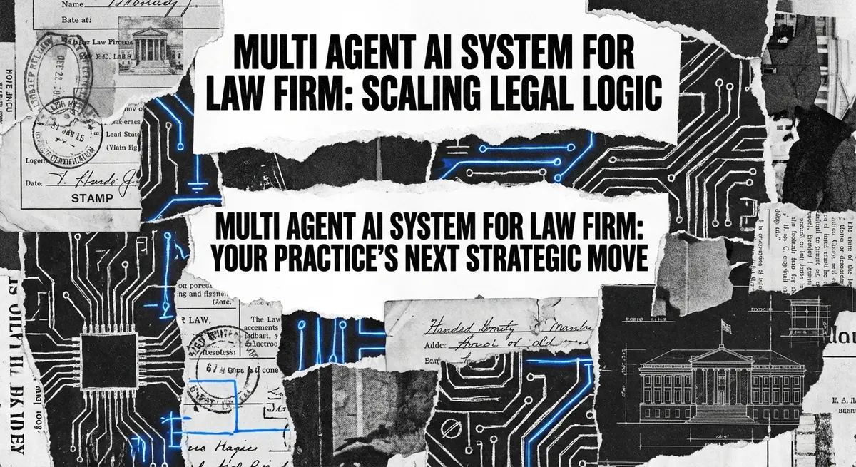 Multi agent AI system for law firm collage art