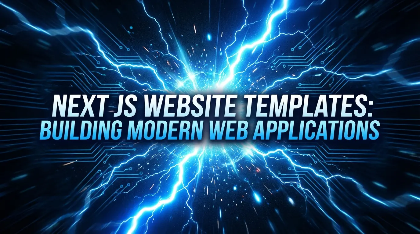 Next JS Website Templates: Building Modern Web Applications
