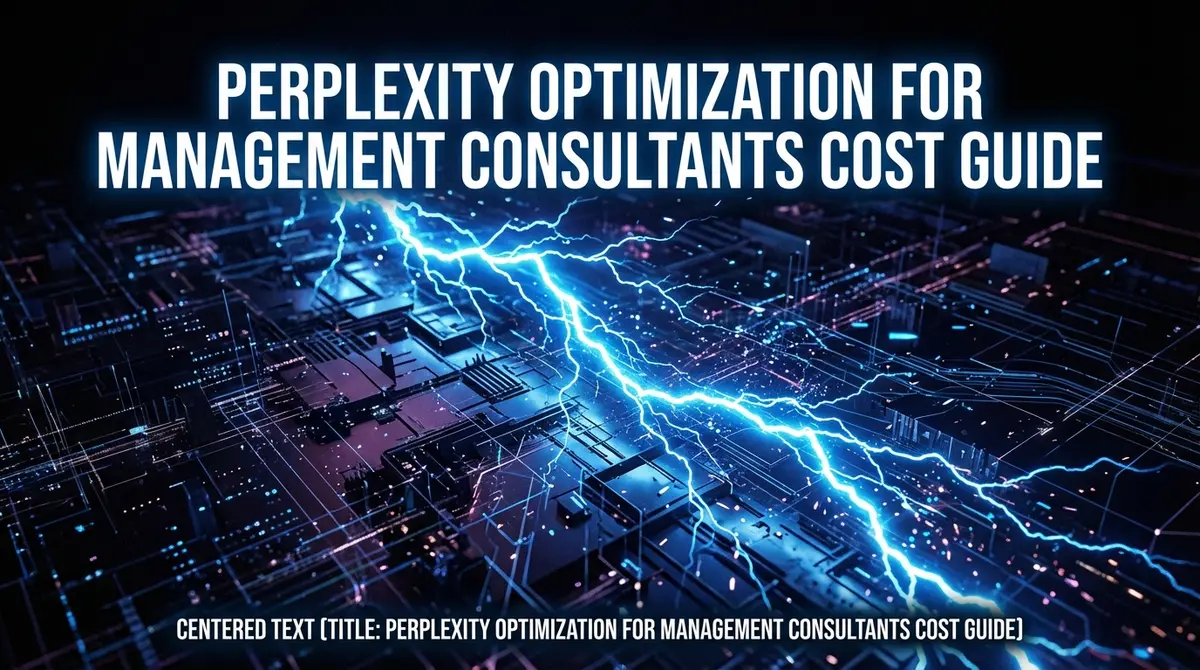 perplexity optimization for management consultants cost guide digital lightning