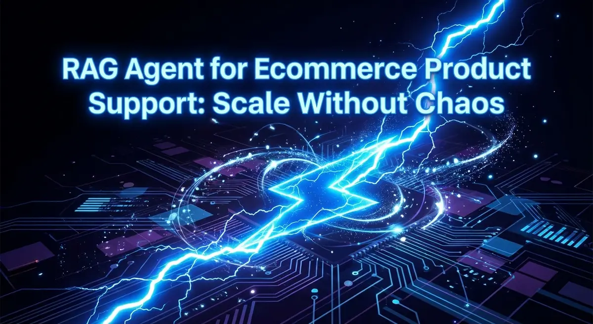 RAG agent for ecommerce product support scaling without chaos