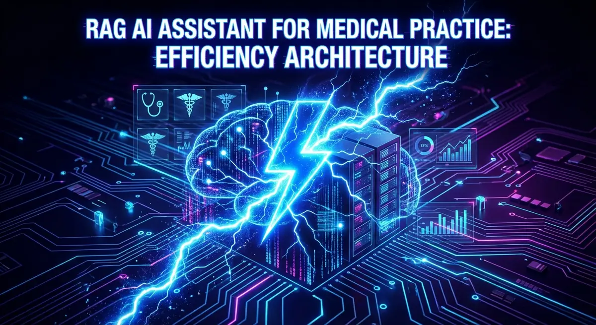 RAG AI Assistant for Medical Practice Efficiency Architecture lightning style