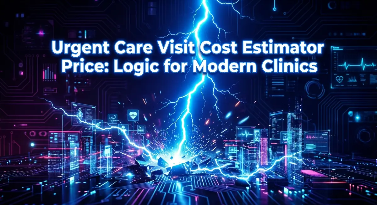 Urgent care visit cost estimator price digital logic visualization