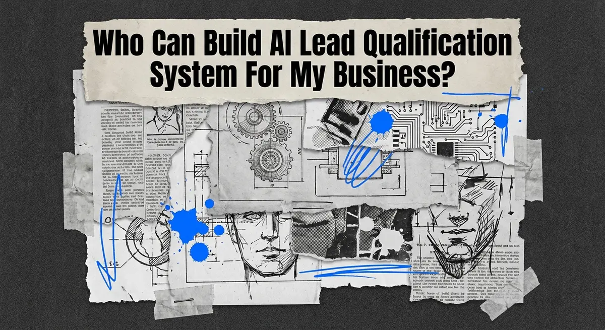 Who Can Build AI Lead Qualification System for Your Business collage art